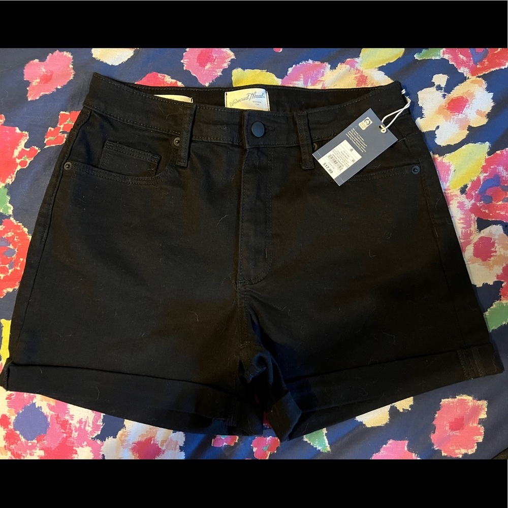 Black Jeans Short